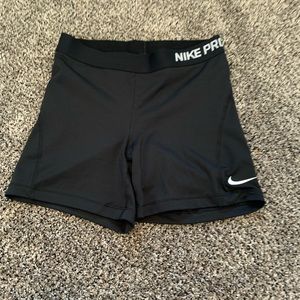 Nike Pro high waisted spandex shorts Small
